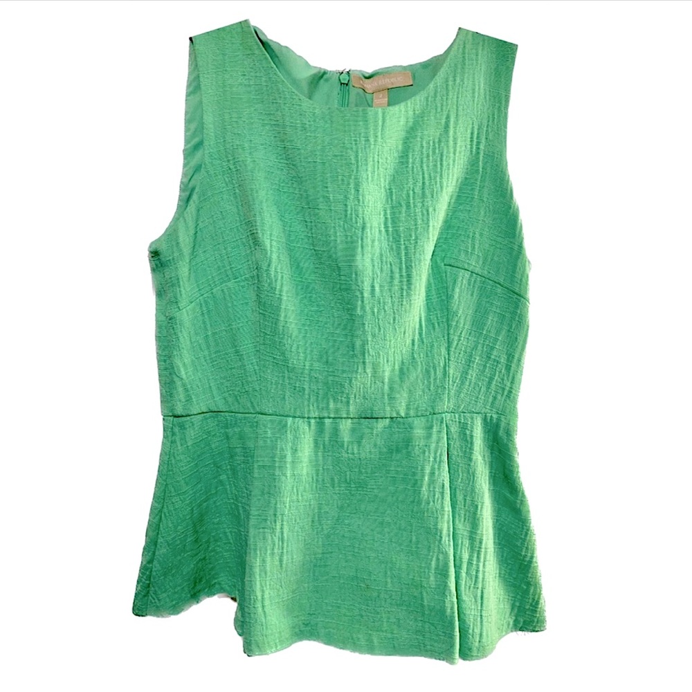 Mint Fitted Peplum Blouse | 2